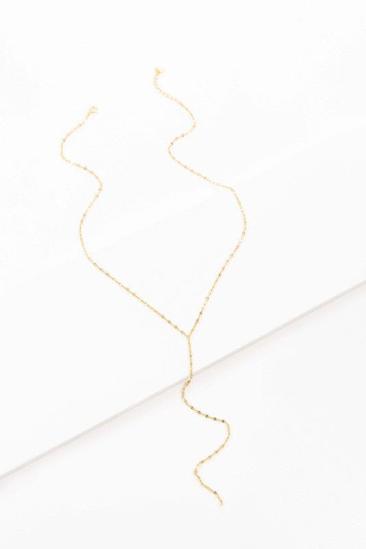 Lovoda Chain Lariat Necklace