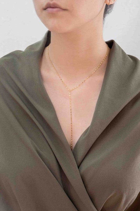 Lovoda Chain Lariat Necklace