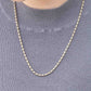 Lovoda Gold / OS Gold Beaded Chain Necklace