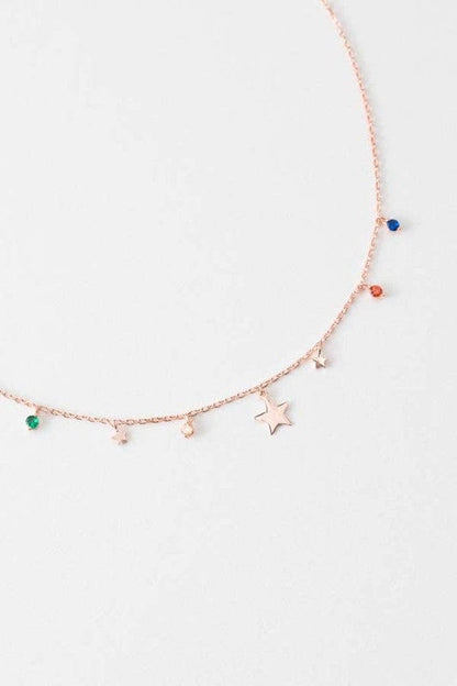 Lovoda Rose Gold / OS Color the Night Necklace