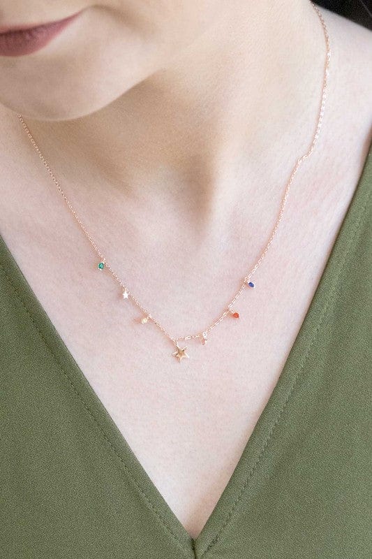 Lovoda Rose Gold / OS Color the Night Necklace