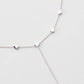 Lovoda Silver / OS Falling in Love Lariat Necklace